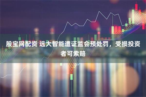 股宝网配资 远大智能遭证监会预处罚，受损投资者可索赔