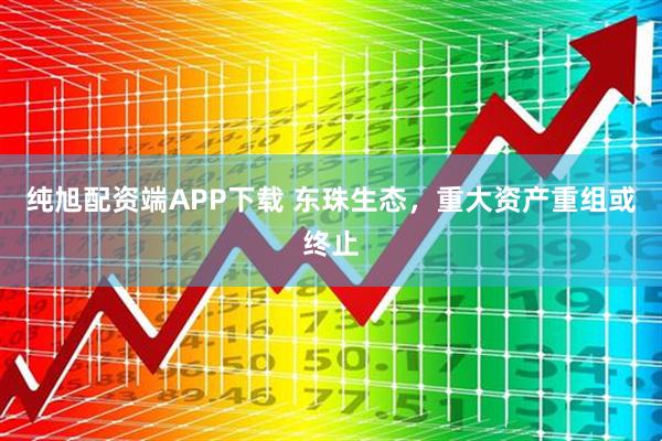 纯旭配资端APP下载 东珠生态，重大资产重组或终止